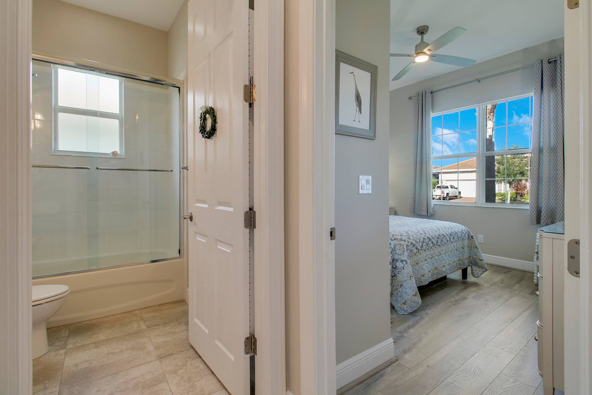 Entrance to Guest Bedroom & Bathroom