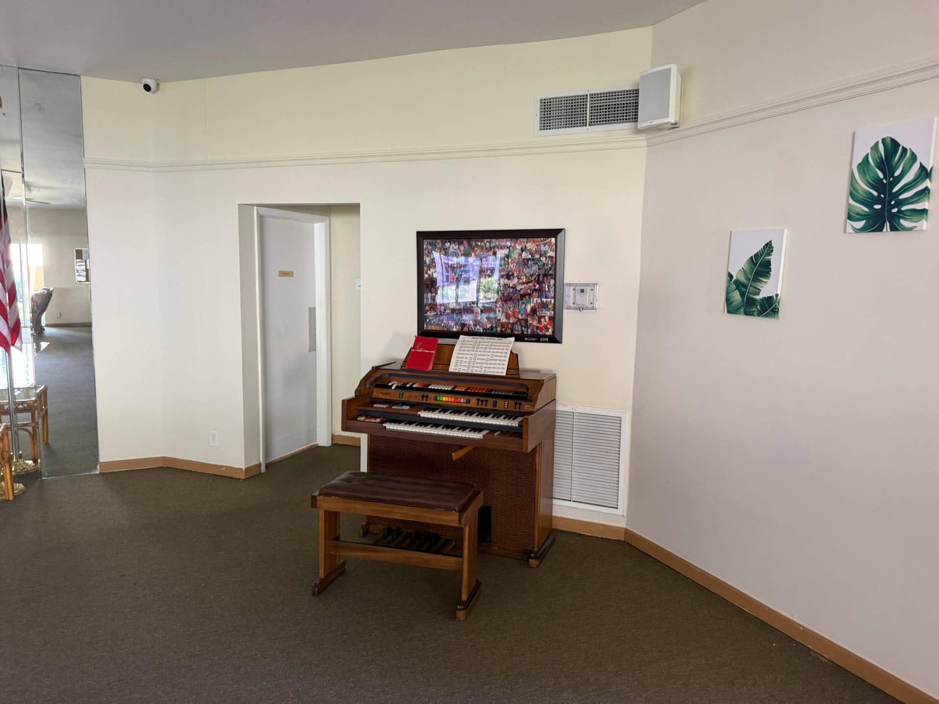 400 VILLAGE GREEN Circle W, #205, Palm Springs, FL 33461 Organ in clubhouse