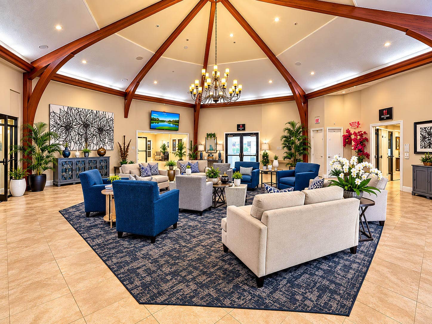 3593 Birdie Drive, #502, Lake Worth, FL 33467 FOYER CLUBHOUSE