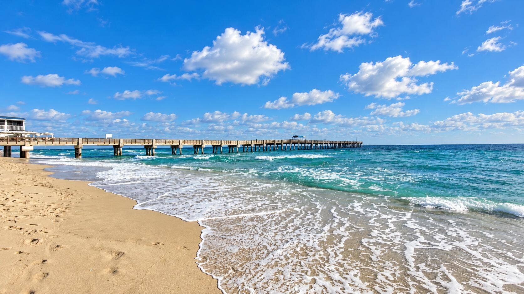 Lake Worth Beach Pier and Shoreline