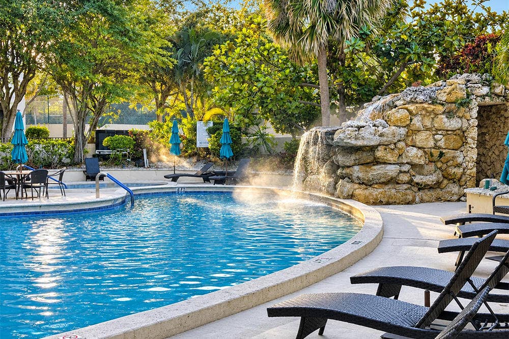 2480 PRESIDENTIAL Way, #802, West Palm Beach, FL 33401 Heated Pool with Water Fall