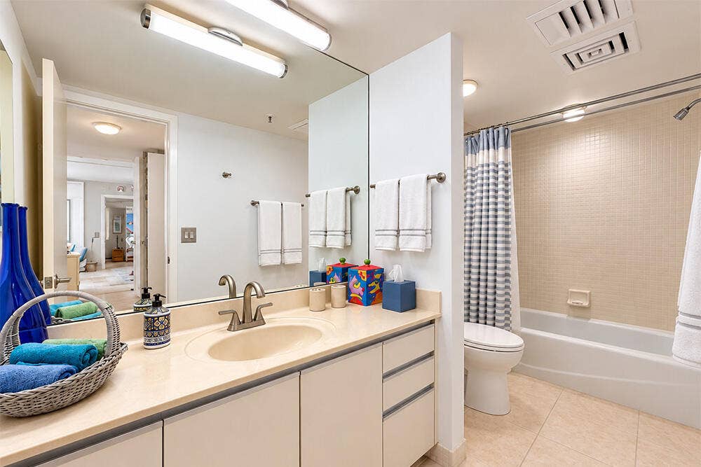 2480 PRESIDENTIAL Way, #802, West Palm Beach, FL 33401 Guest Bathroom