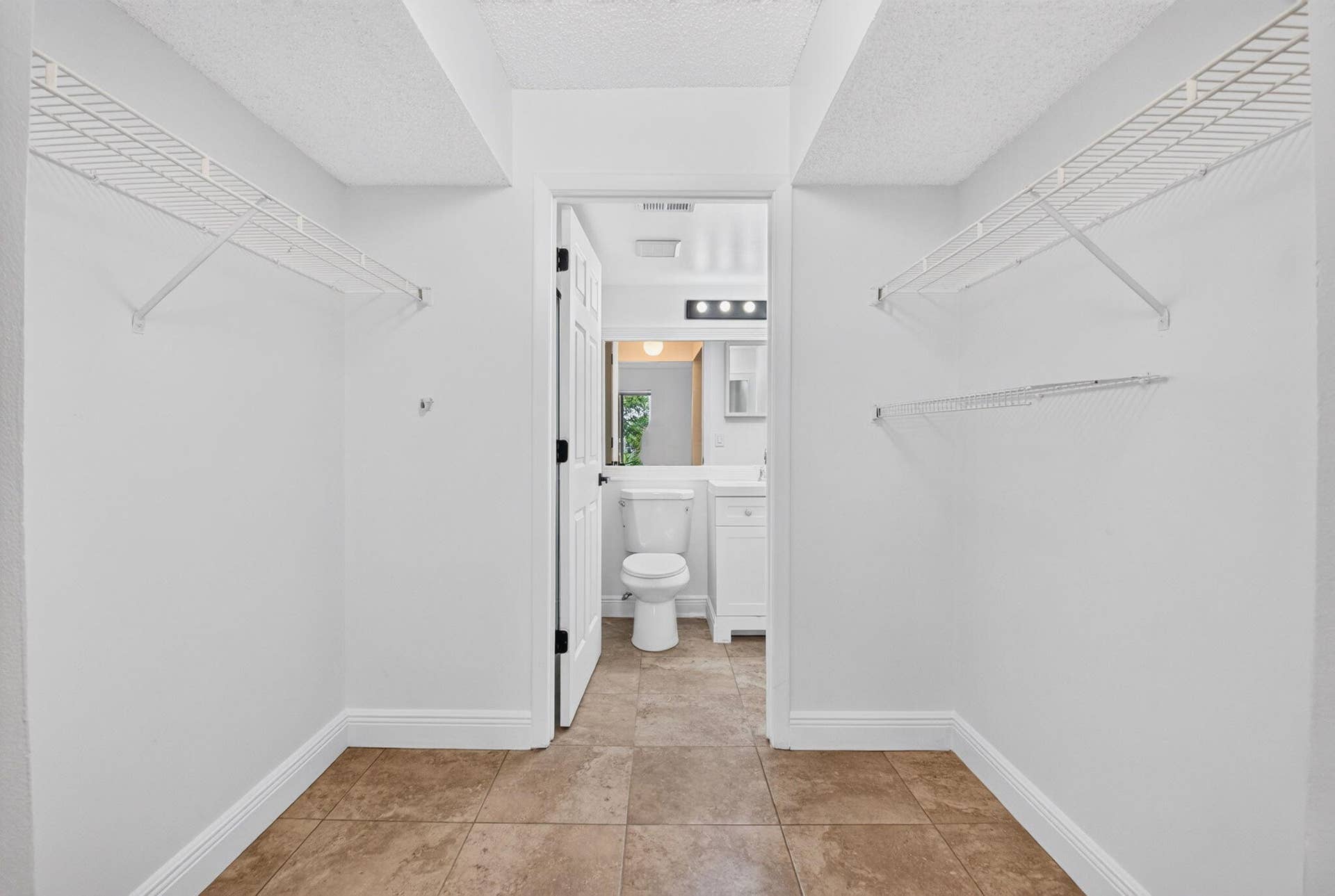 Primary Bedroom Closet Area