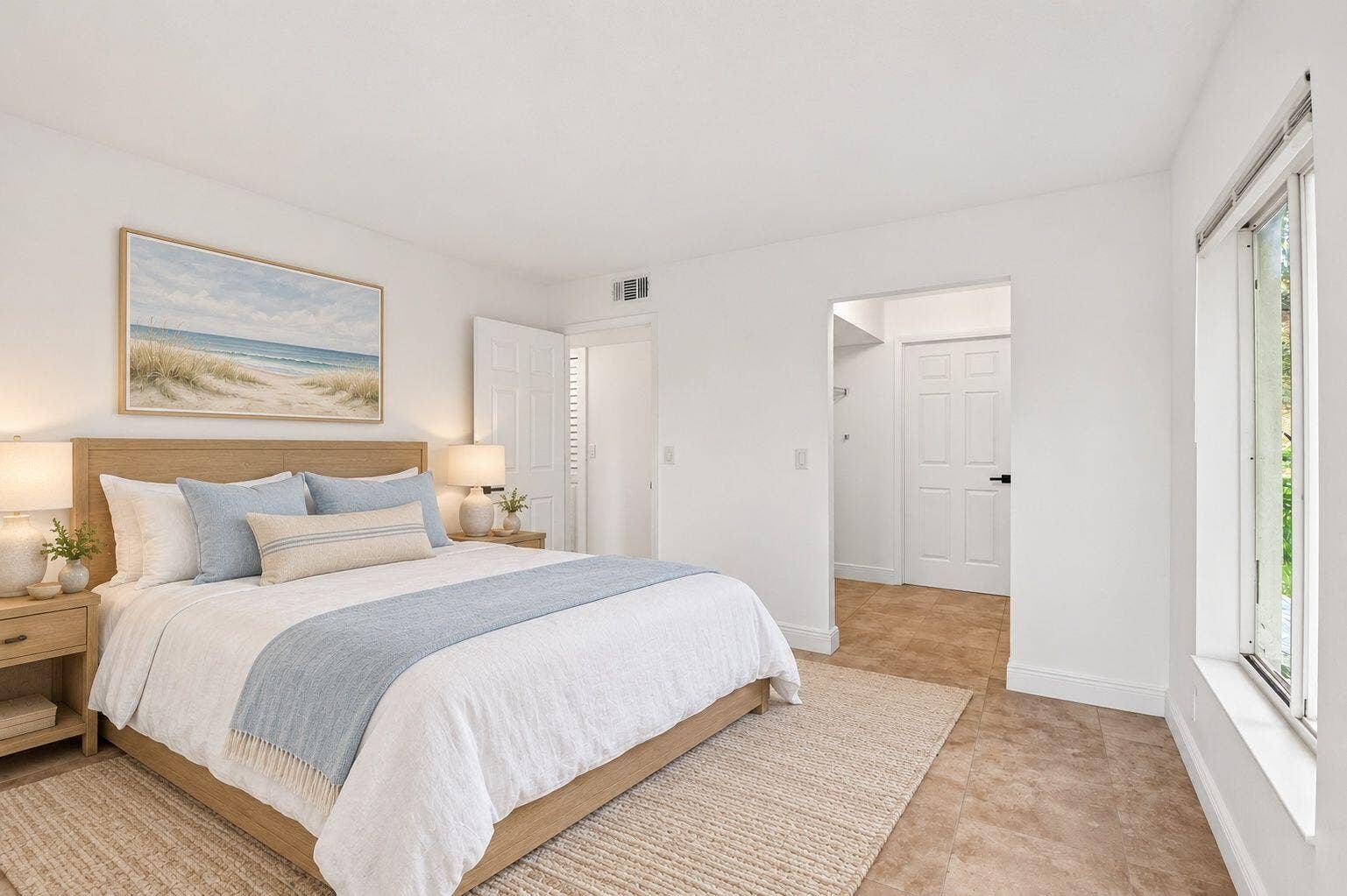 Primary Bedroom Digitally Staged