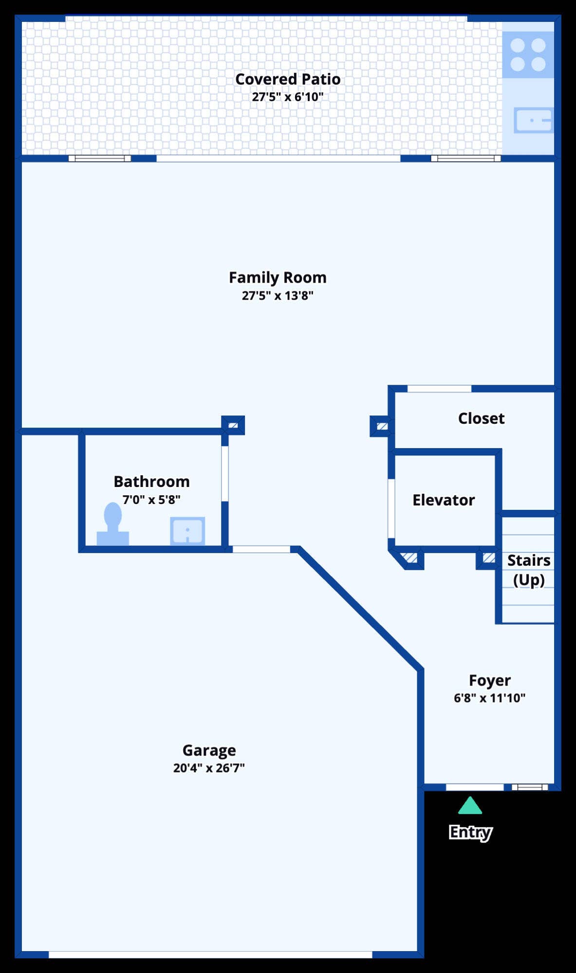 5545 NE Trieste Way, Boca Raton, FL 33487 Floor plan