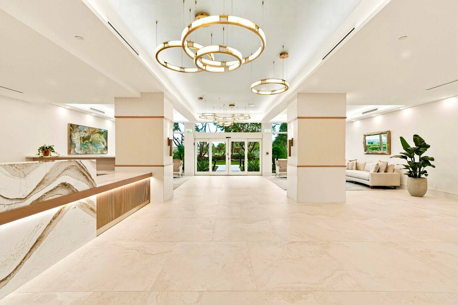 NEWLY-DESIGNED LOBBY