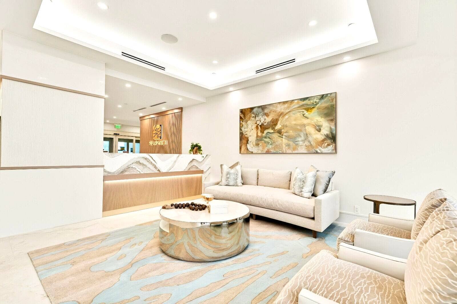 NEWLY-DESIGNED LOBBY