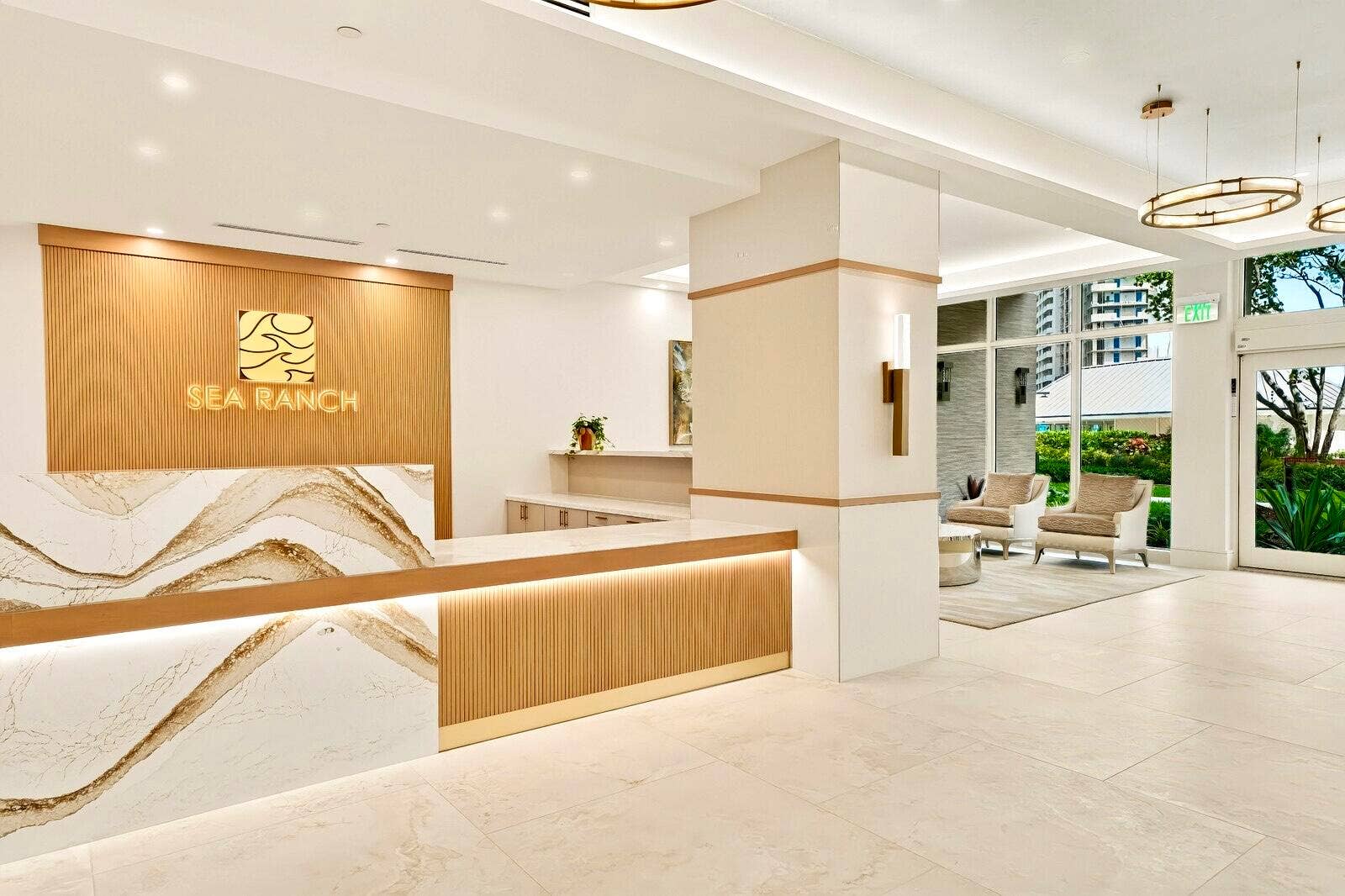 NEWLY-DESIGNED LOBBY