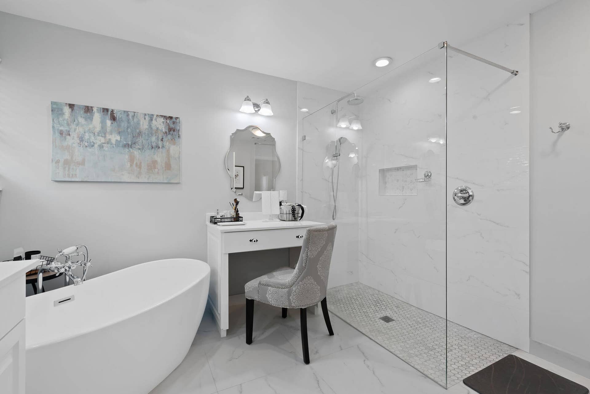 Beautifully updated primary bath