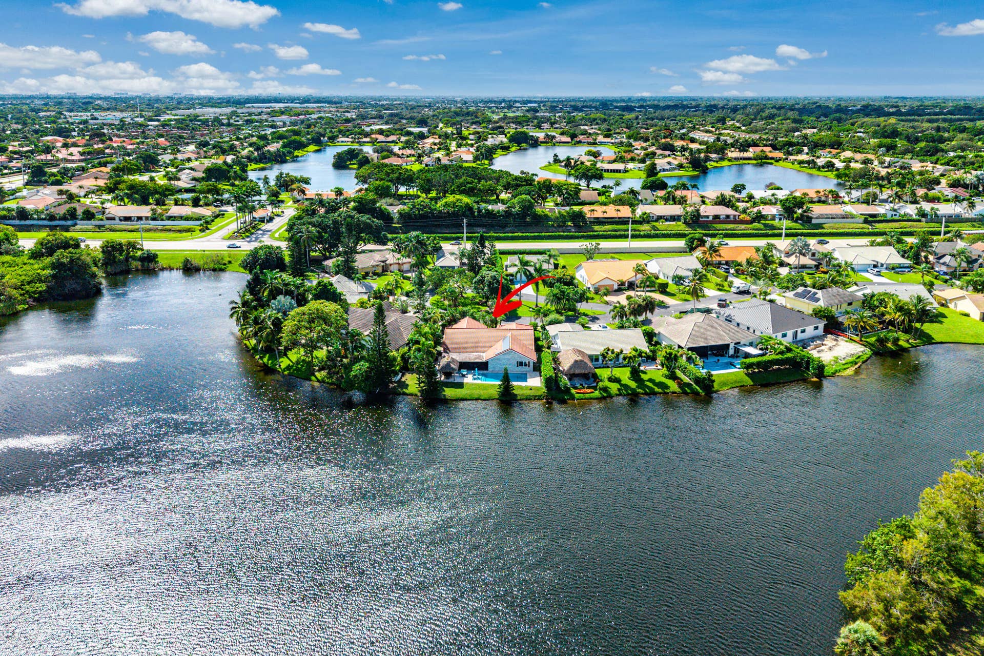 9 Aspen Court, Boynton Beach, FL 33436 Aerial 4