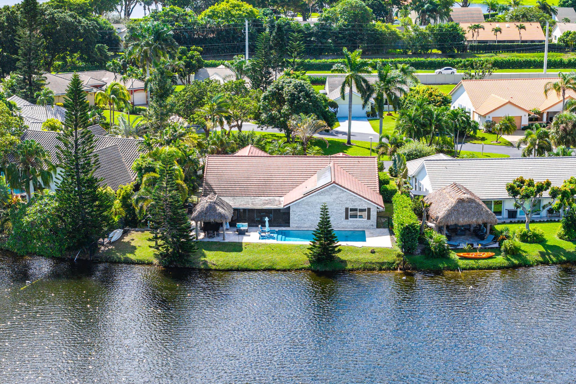 9 Aspen Court, Boynton Beach, FL 33436 Rear property views