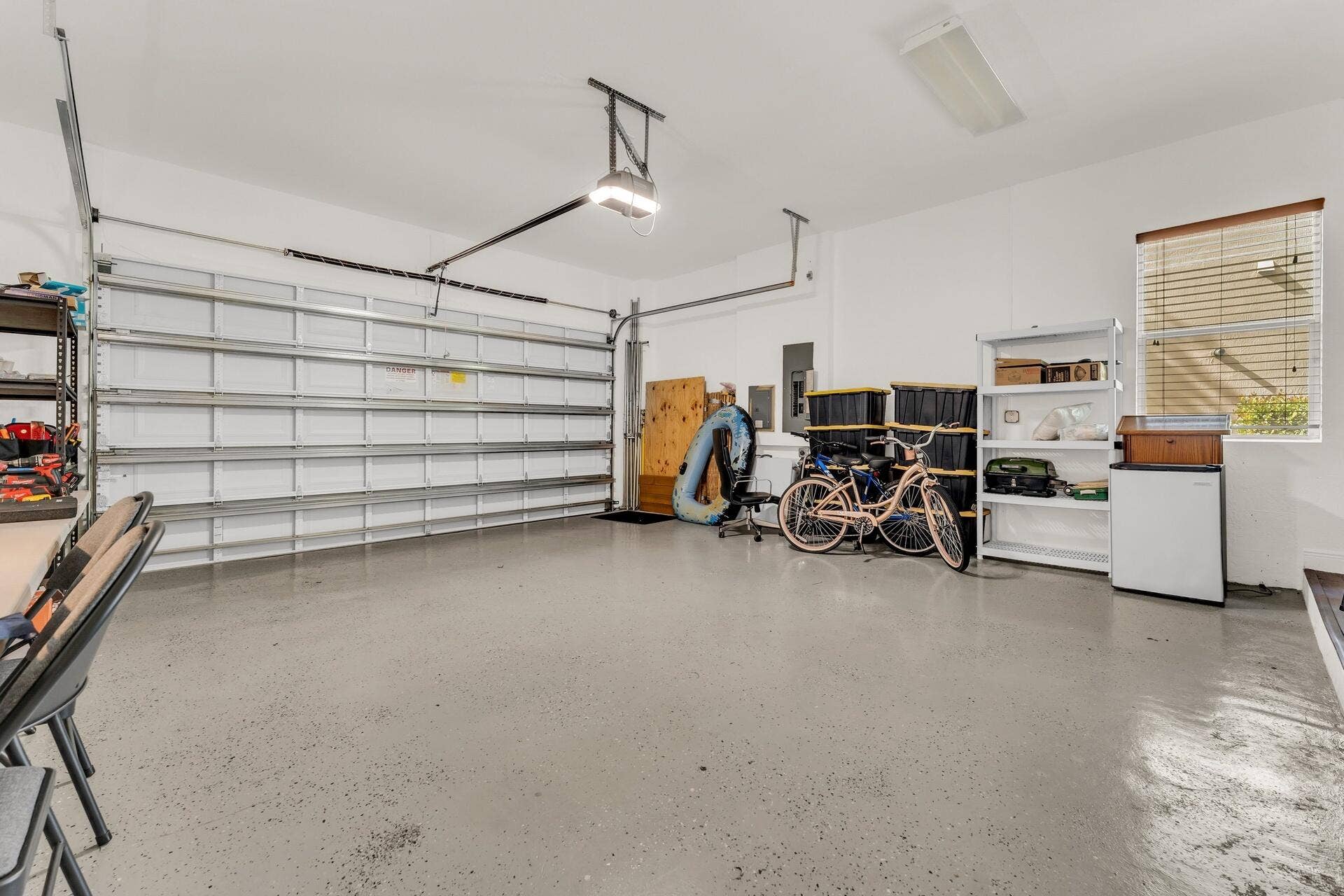 Double Car Oversized Garage.