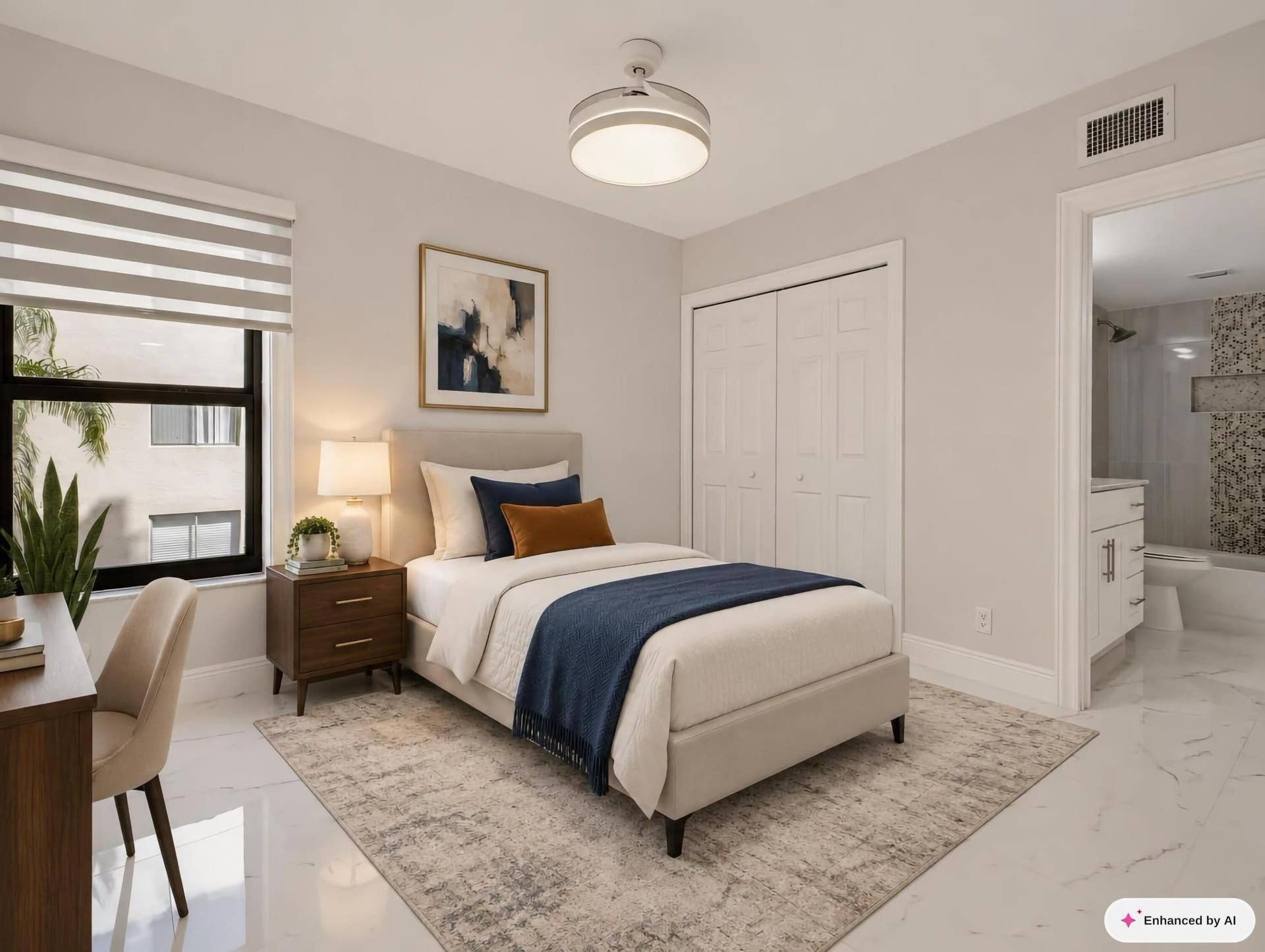 Guest Bedroom Staged