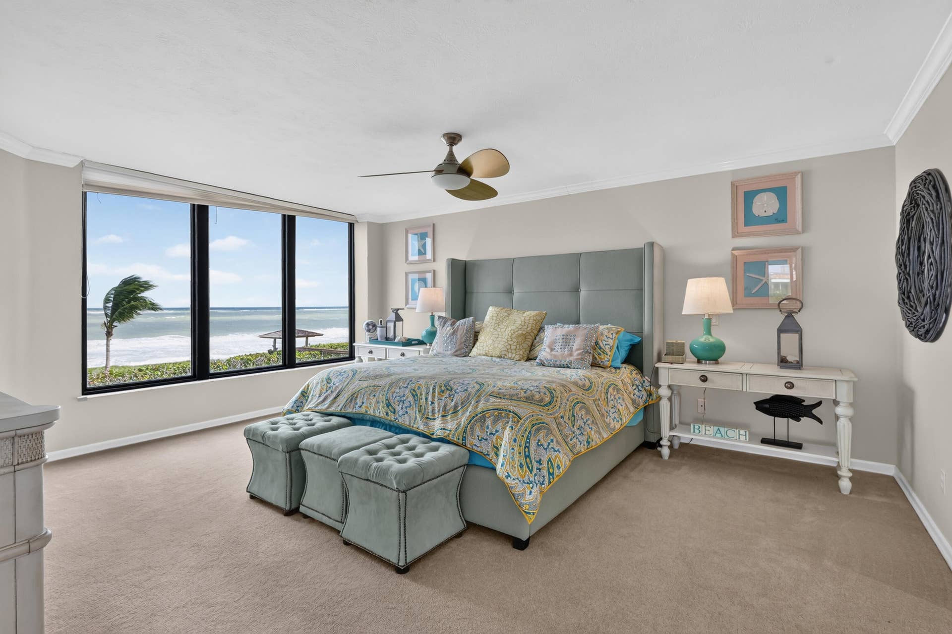 4000 N HIGHWAY A1A, #301, Fort Pierce, FL 34949 PRIMARY SUITE AFFORDS PLENTY OF SCENIC VIEWS