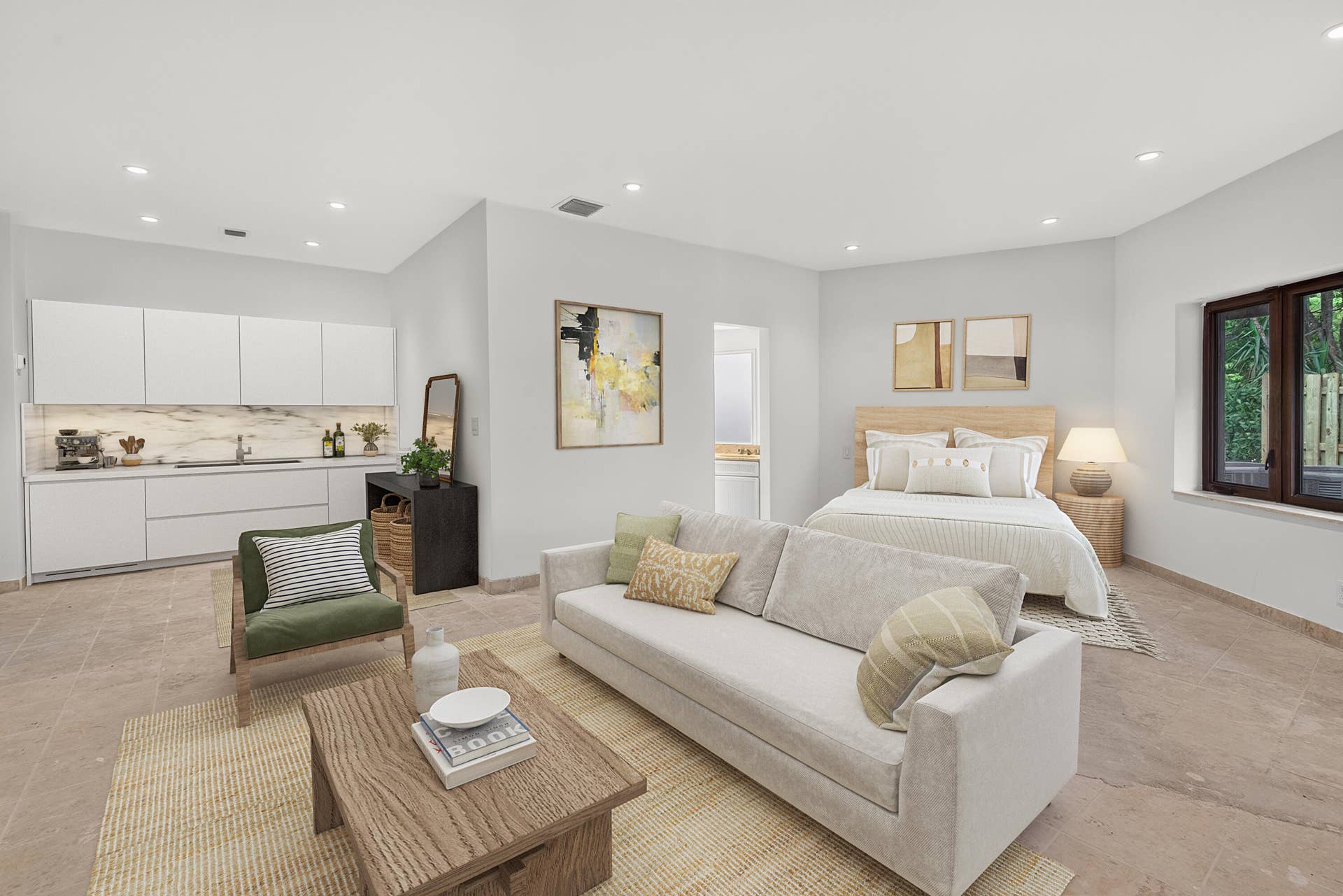 Ensuite Bedroom 4/Digitally Staged