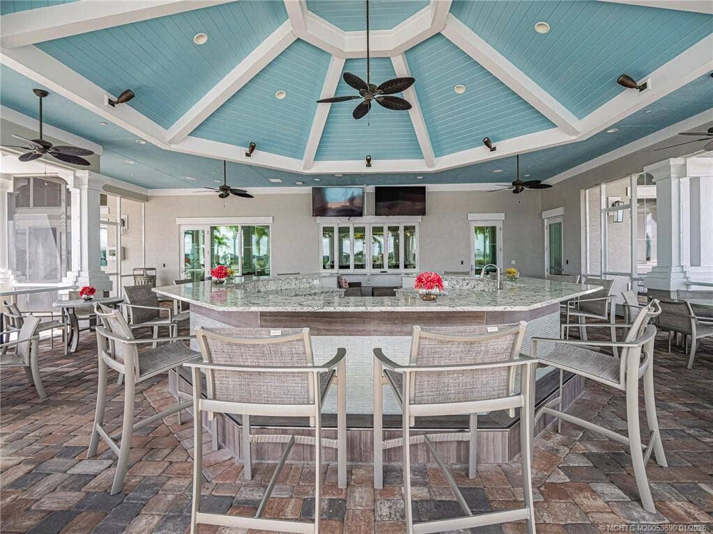 13580 SW GINGERLINE Drive, Port St Lucie, FL 34987 Bar by pool