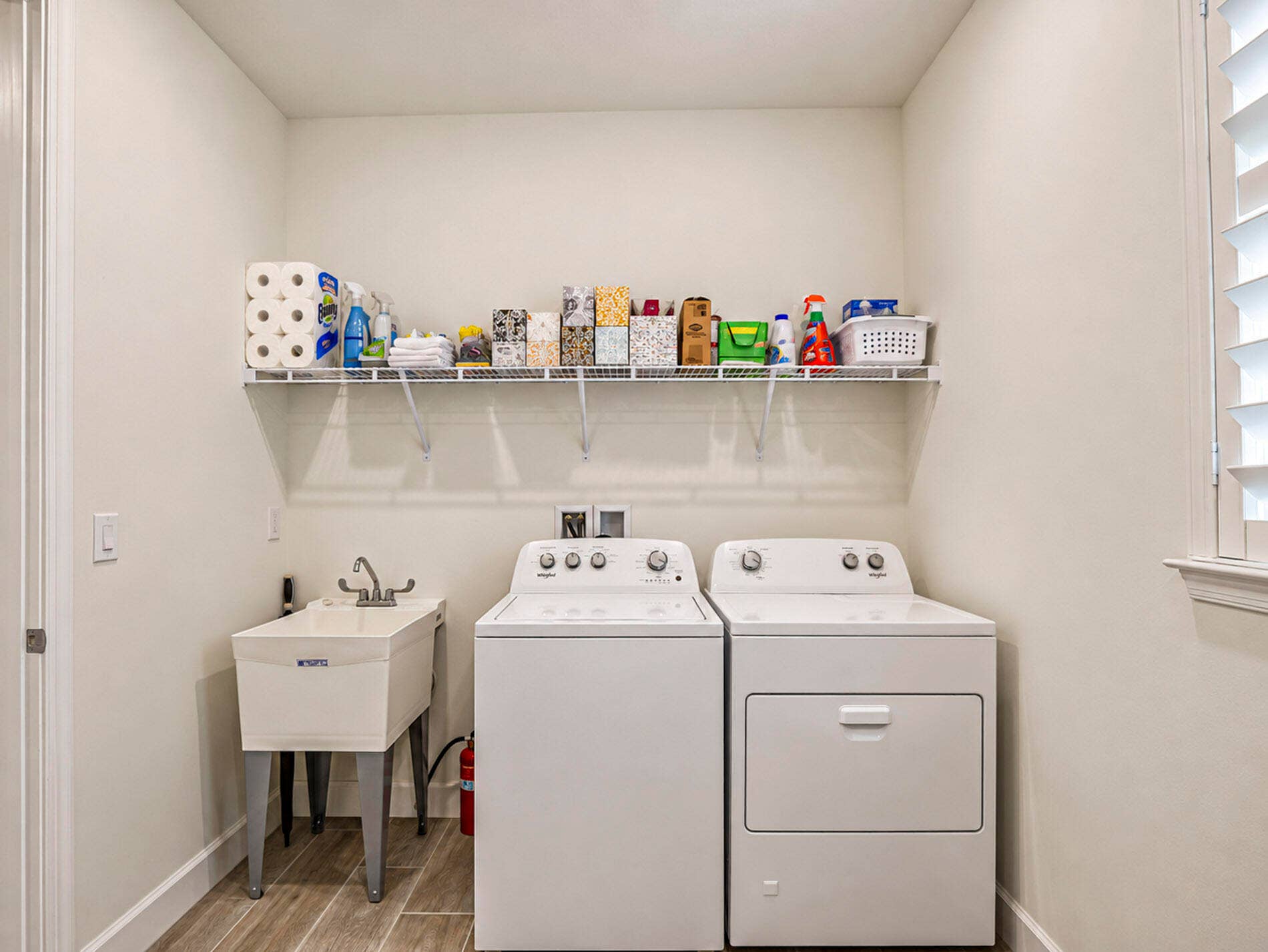 13580 SW GINGERLINE Drive, Port St Lucie, FL 34987 Laundry has extra storage and utility sink