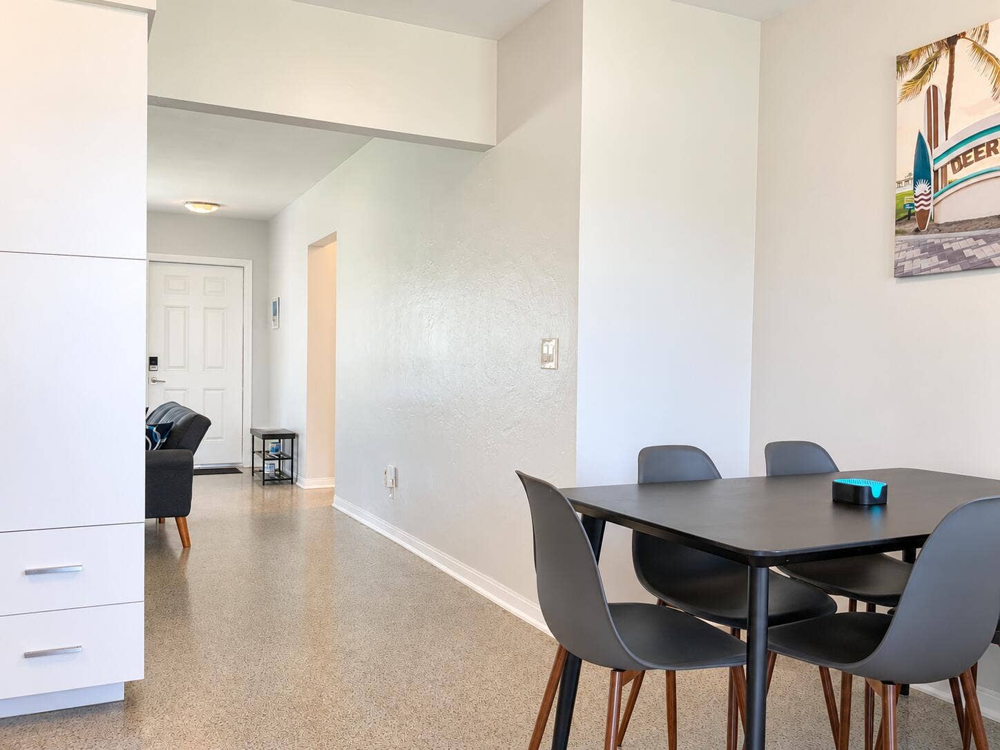 1261 SE 2ND Street, #1, Deerfield Beach, FL 33441 Modern Dining Area and Bright Entry Hall