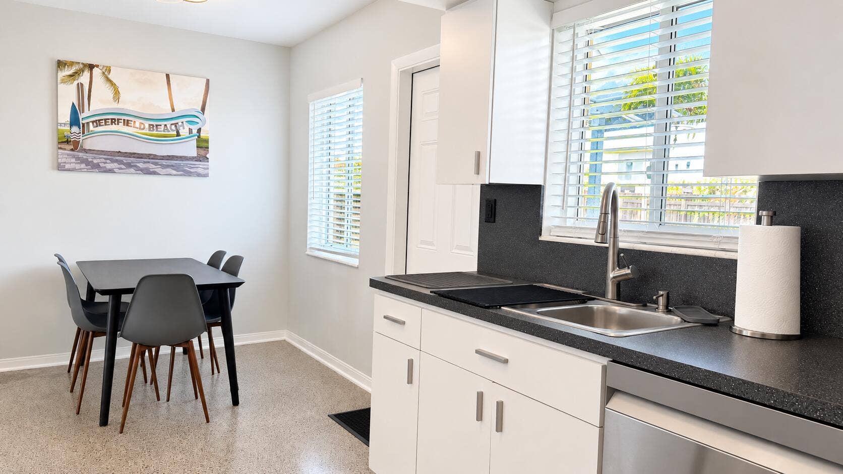 1261 SE 2ND Street, #1, Deerfield Beach, FL 33441 Bright Coastal Kitchen and Dining Nook-2