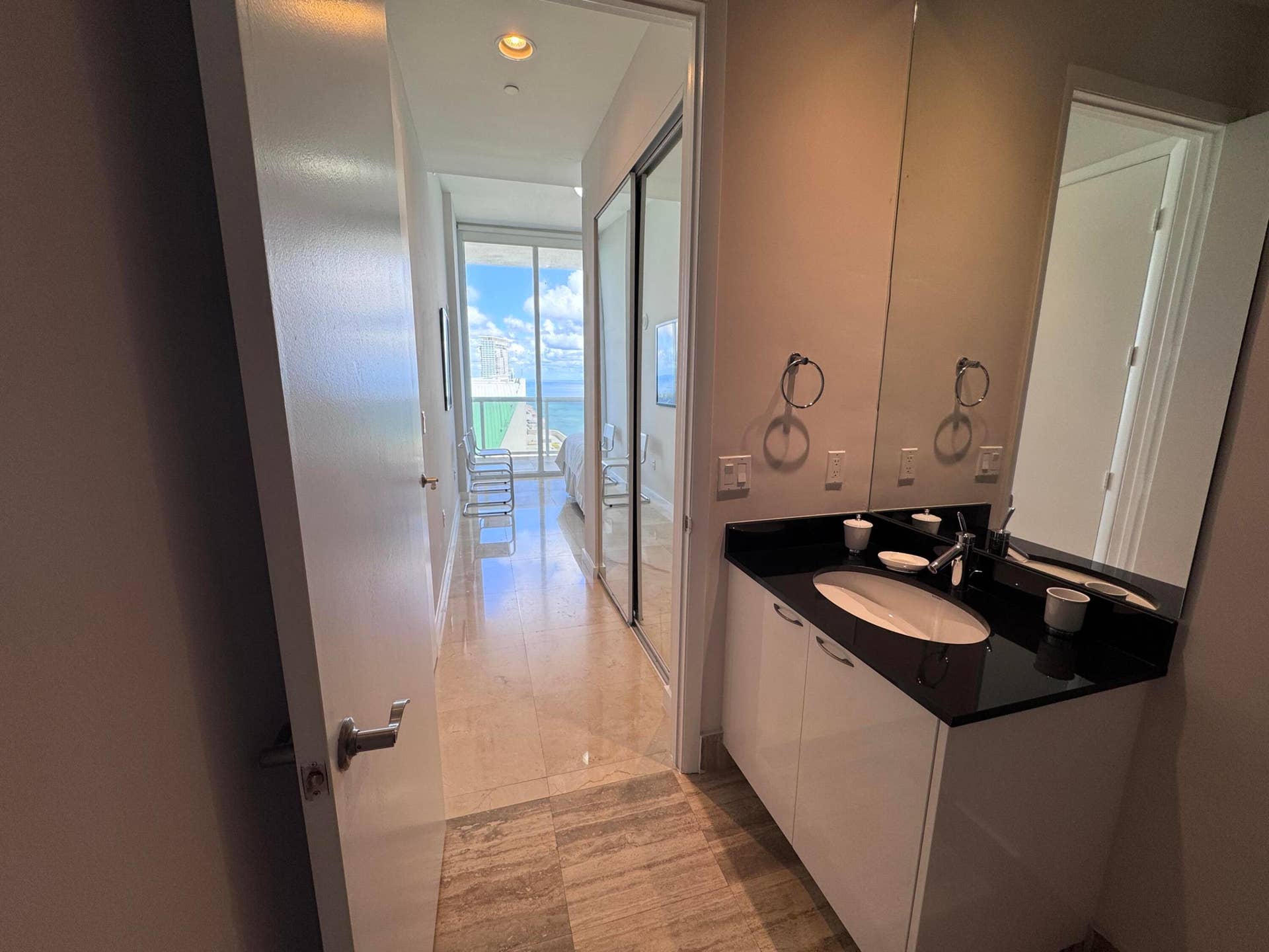 16001 COLLINS Avenue, #4002, Sunny Isles Beach, FL 33160 Shower with a view ...