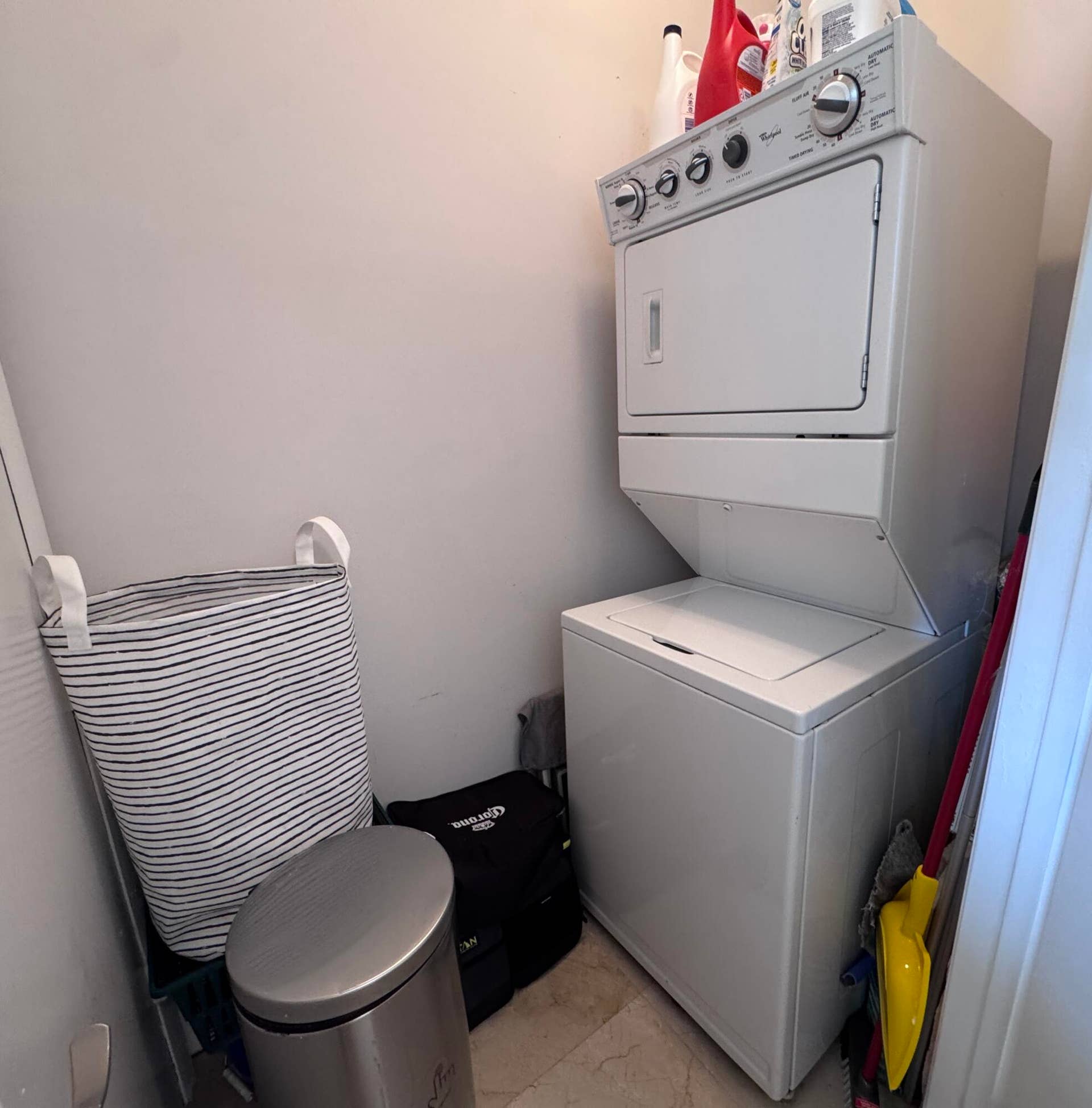 16001 COLLINS Avenue, #4002, Sunny Isles Beach, FL 33160 Full size washer / dryer in separate closet in kitchen.