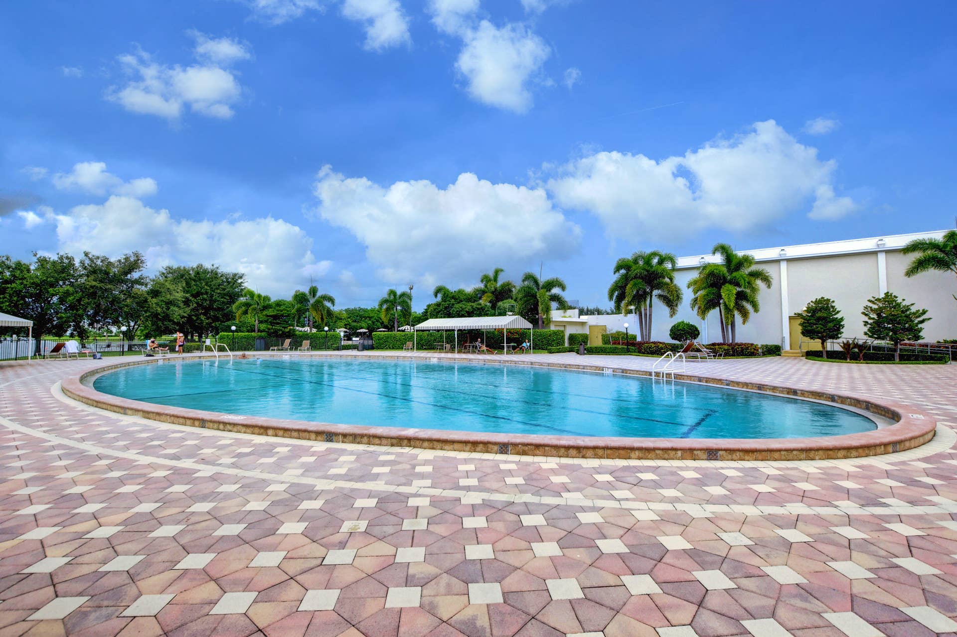One of the 3 Club house pool