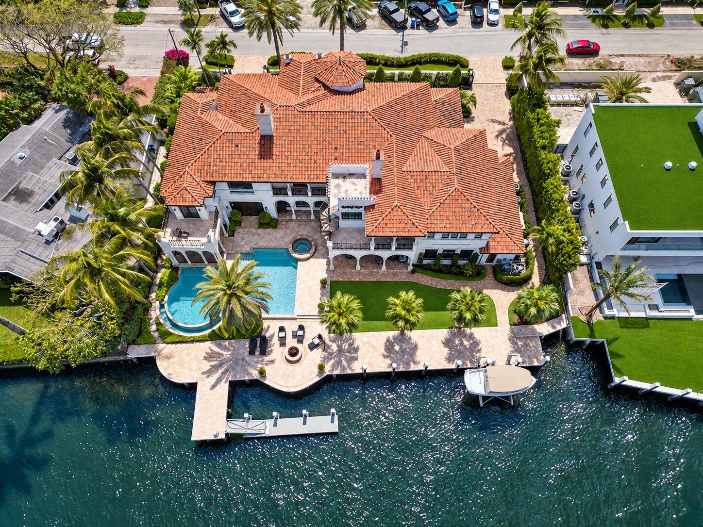1627 SE 7TH Street, Fort Lauderdale, FL 33316 Aerial Luxury Estate by the Water