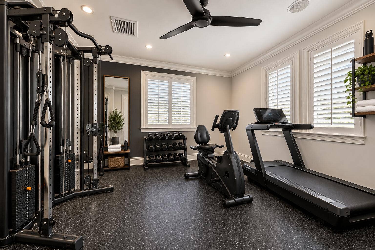 1627 SE 7TH Street, Fort Lauderdale, FL 33316 Refined Fort Lauderdale home gym