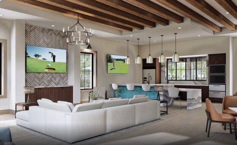 4543 Lime Wood Lane, #34 Prestige, Vero Beach, FL 32968 Community Room Rendering
