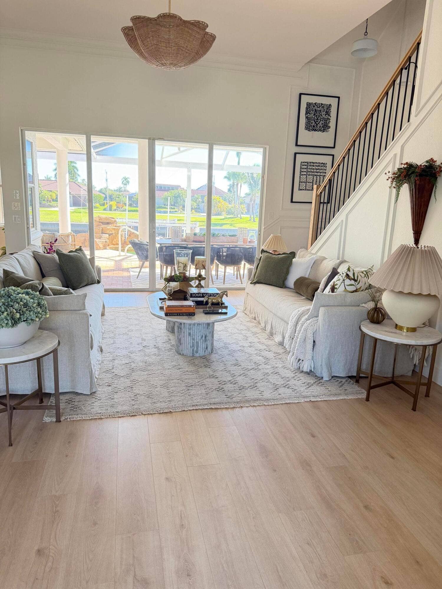 183 Geranium Court, Marco Island, FL 34145 Living Area & Stairs