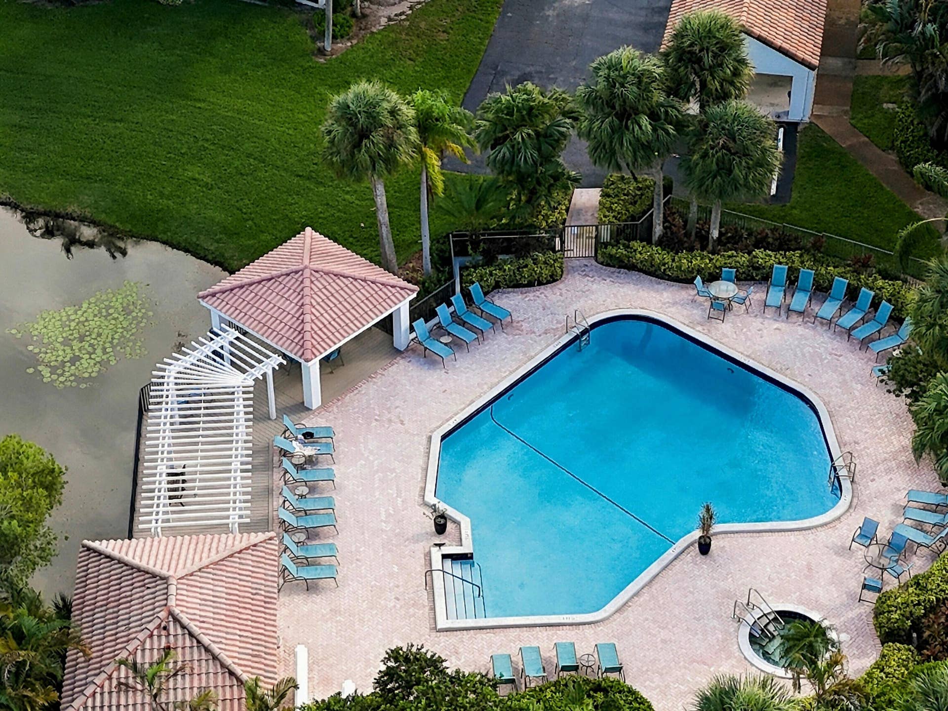 7858 GRANADA Place, #404, Boca Raton, FL 33433 The community pool right next door