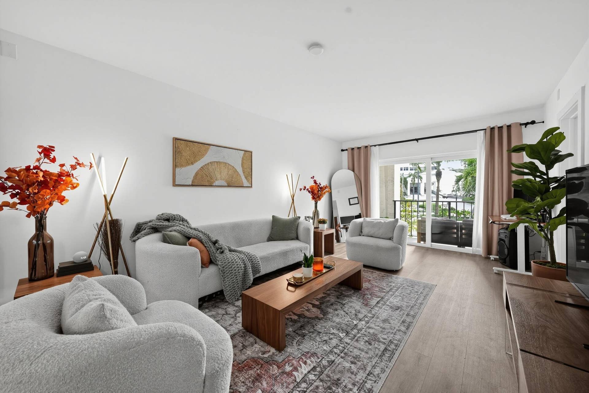 4143 N OCEAN Boulevard, #209, Fort Lauderdale, FL 33308 Impact slider opens to balcony that overlooks the pool.