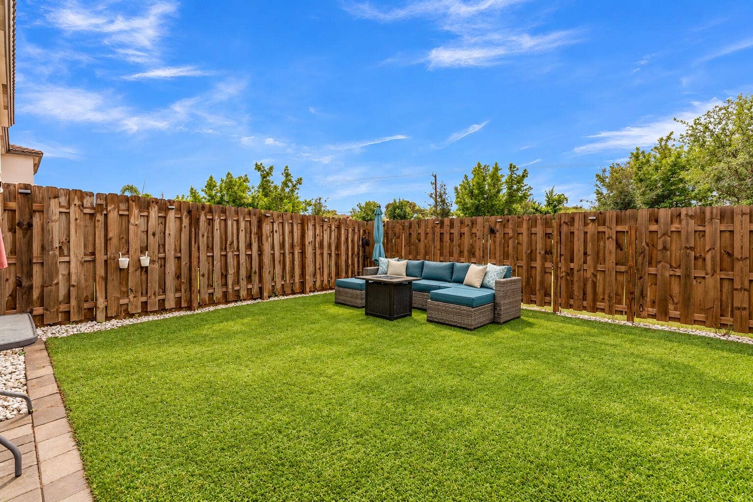 Sunny Backyard Patio Retreat