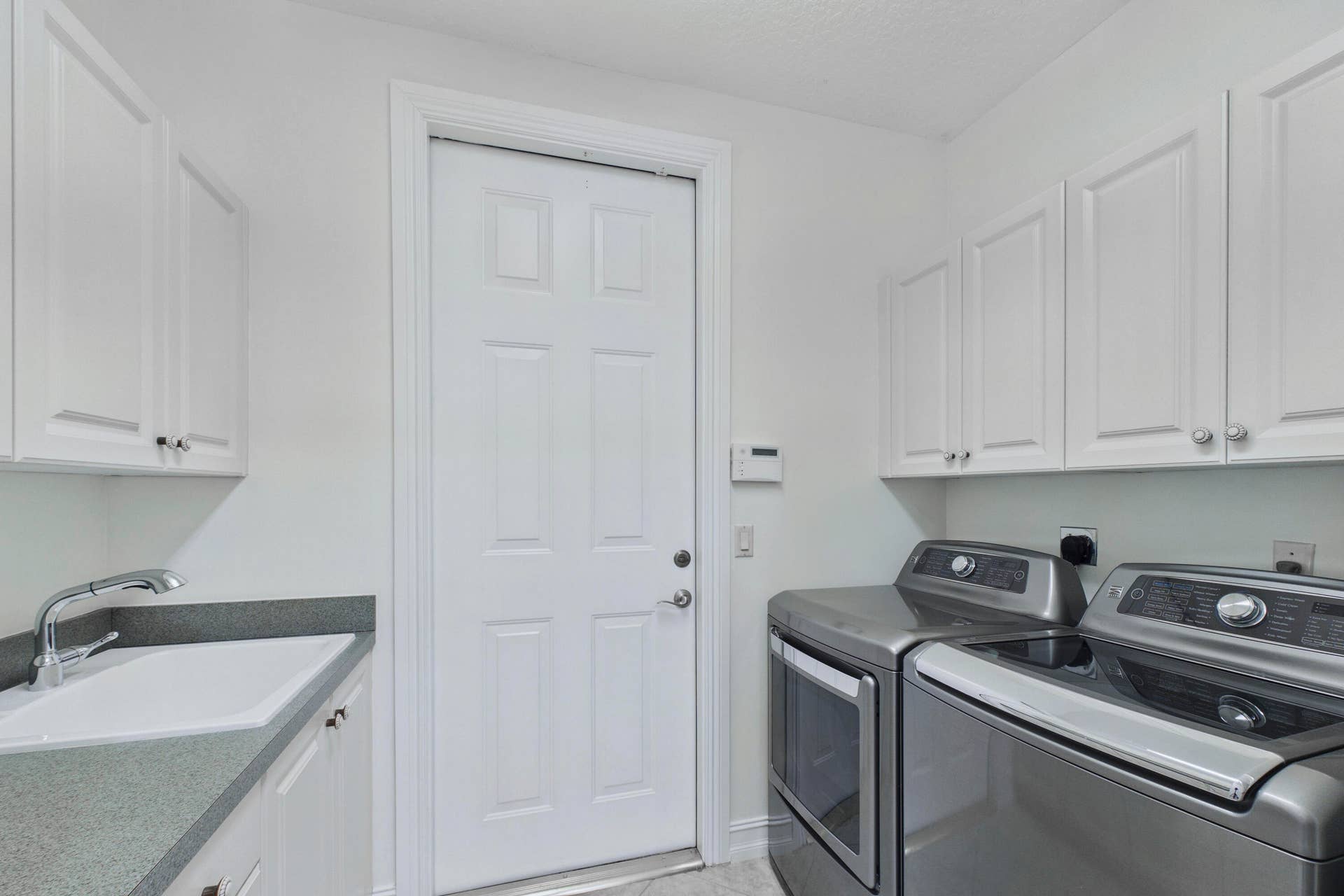 Replaced washer and dryer with laundry tub