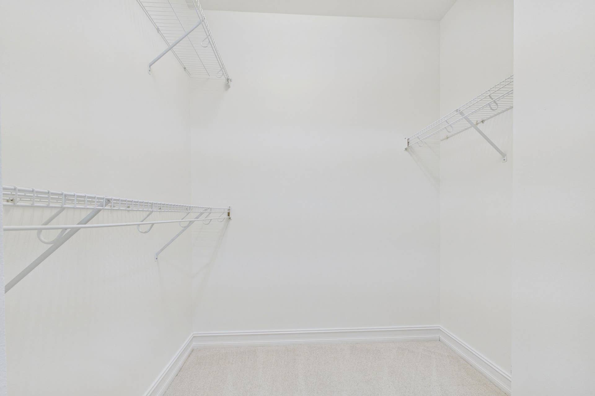 Larger of two walk-in closets