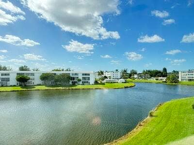 345 WELLINGTON H, #345, West Palm Beach, FL 33417 Gorgeous water view from the patio.