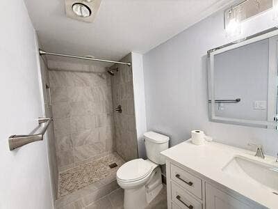 345 WELLINGTON H, #345, West Palm Beach, FL 33417 2nd full bath with walk-in shower. All new fixtures and tile.