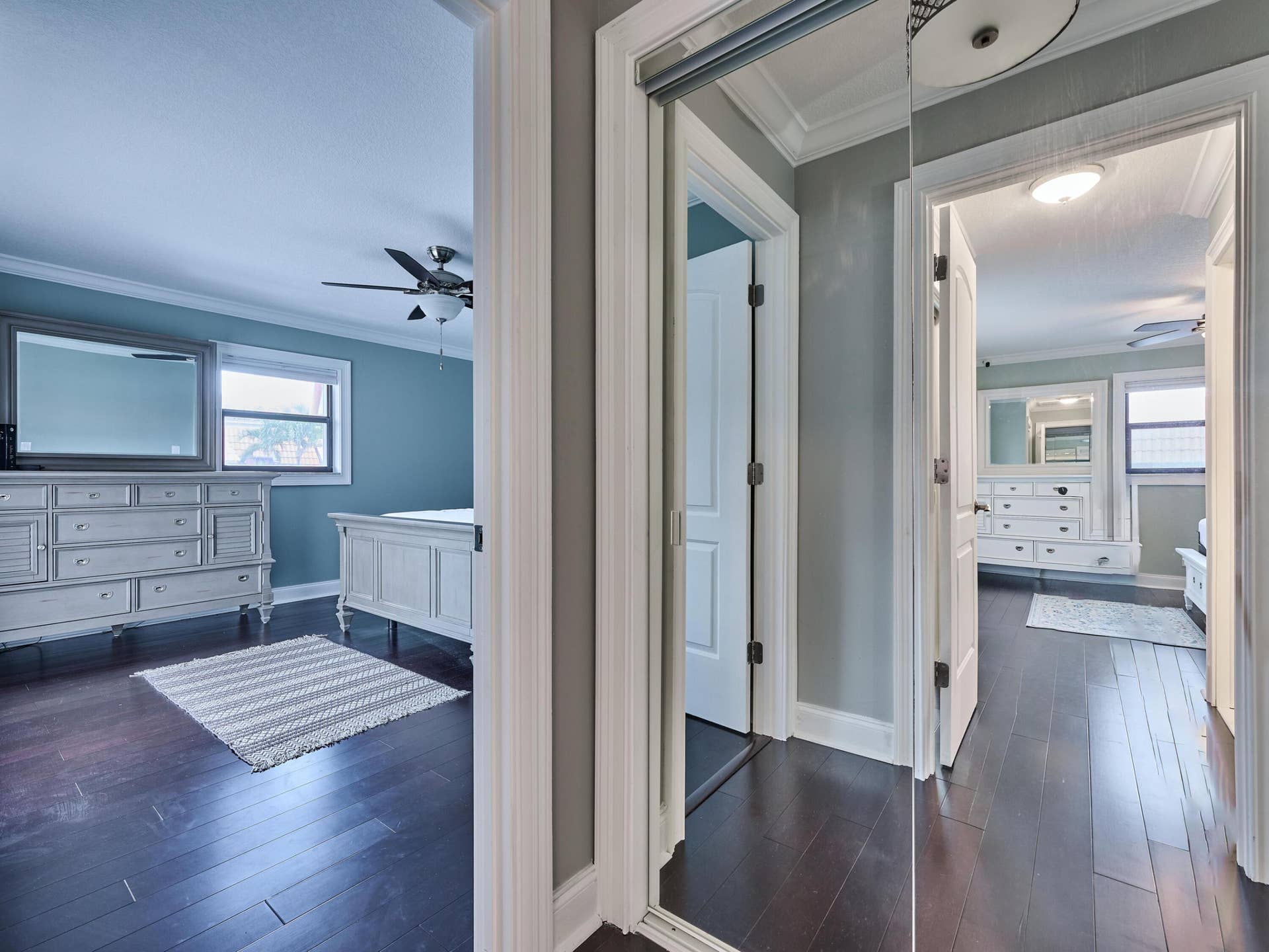 1251 Federal Highway, #112, Boca Raton, FL 33432 Hallway to Primary Bedroom