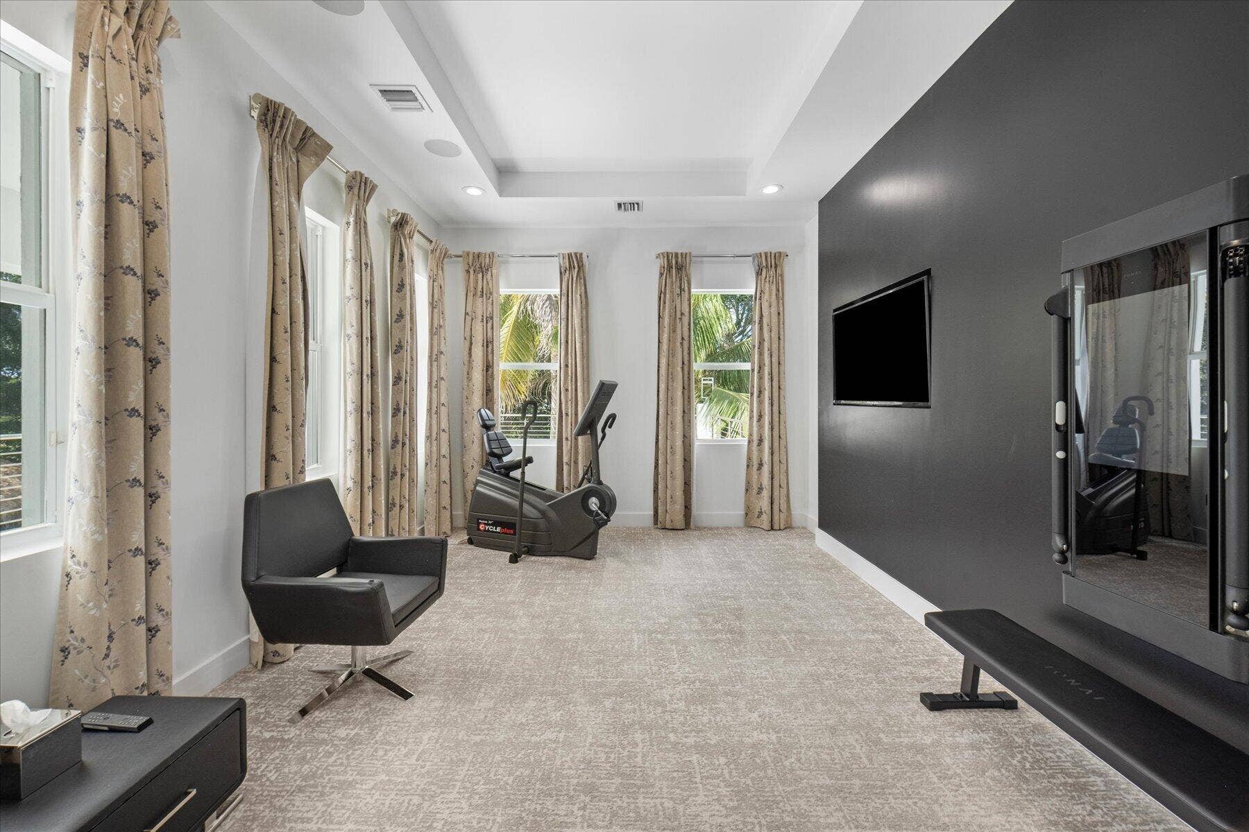 3580 Aiken Court, Wellington, FL 33414 Sitting room /gym off Primary Suite.