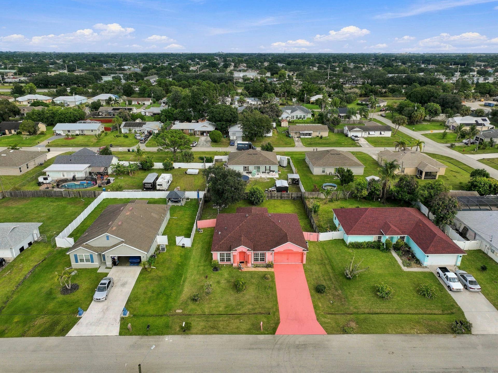 1885 SW Morelia Lane, Port St Lucie, FL 34953 Aerial
