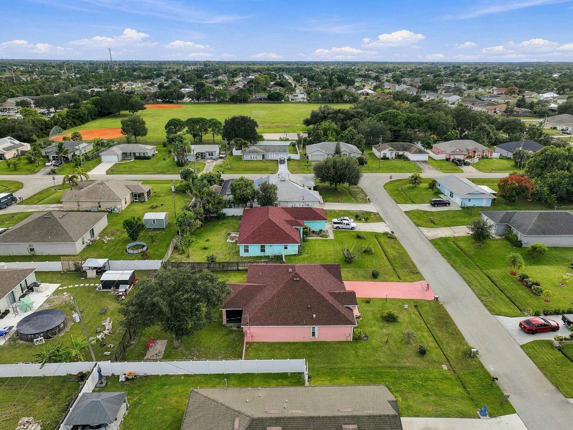1885 SW Morelia Lane, Port St Lucie, FL 34953 Aerial