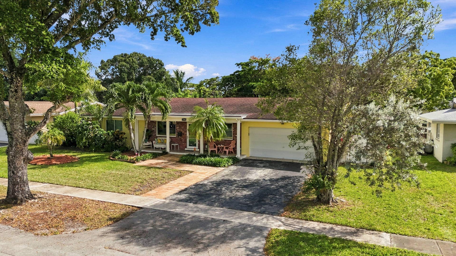 7360 NW 14th Street, Plantation, FL 33313 Front Aerial View