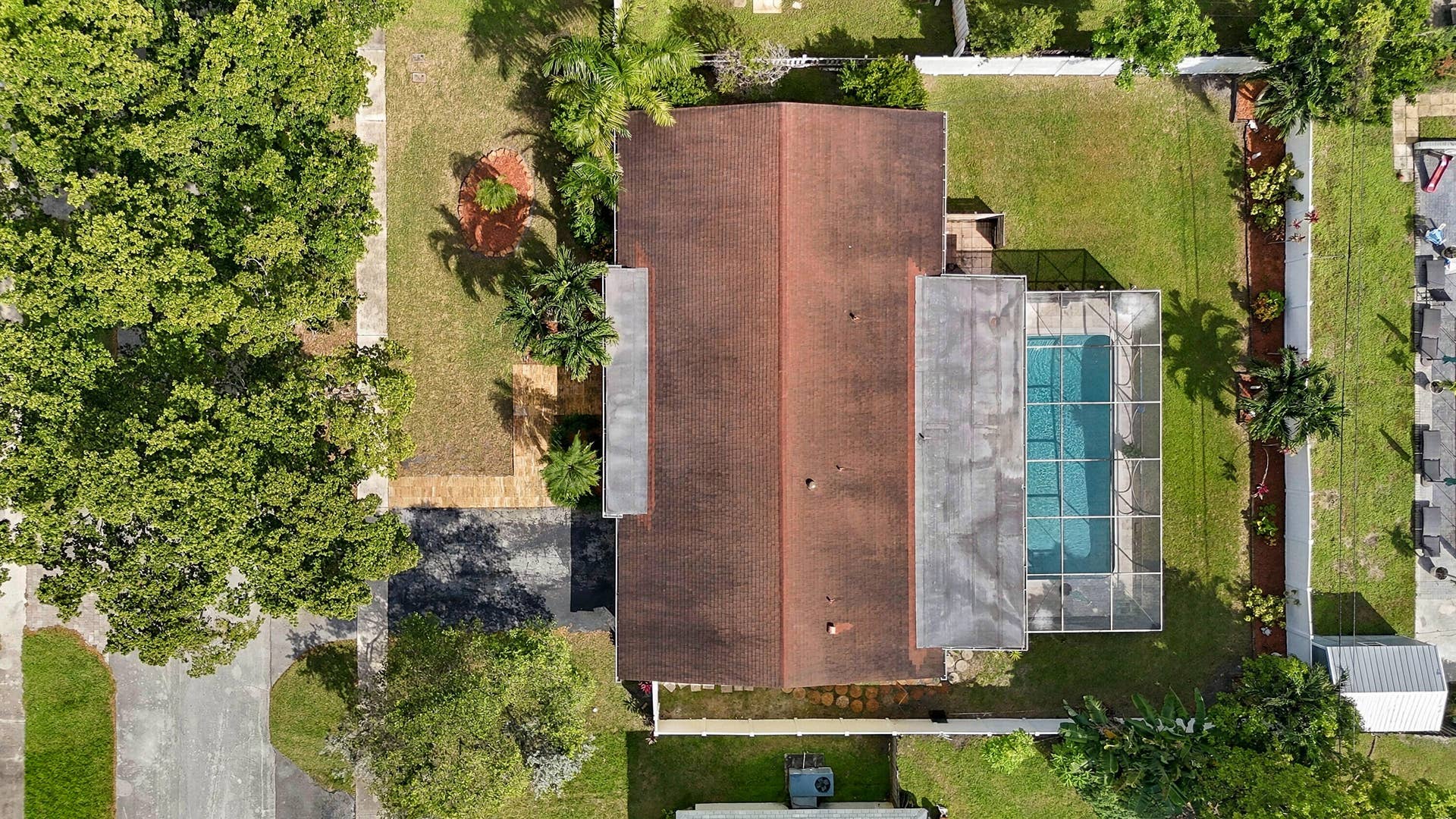 7360 NW 14th Street, Plantation, FL 33313 Above House Aerial View