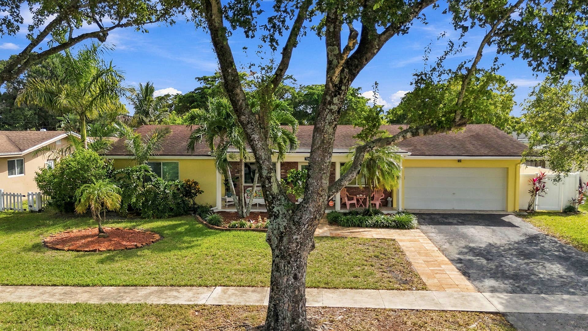 7360 NW 14th Street, Plantation, FL 33313 Front Aerial View