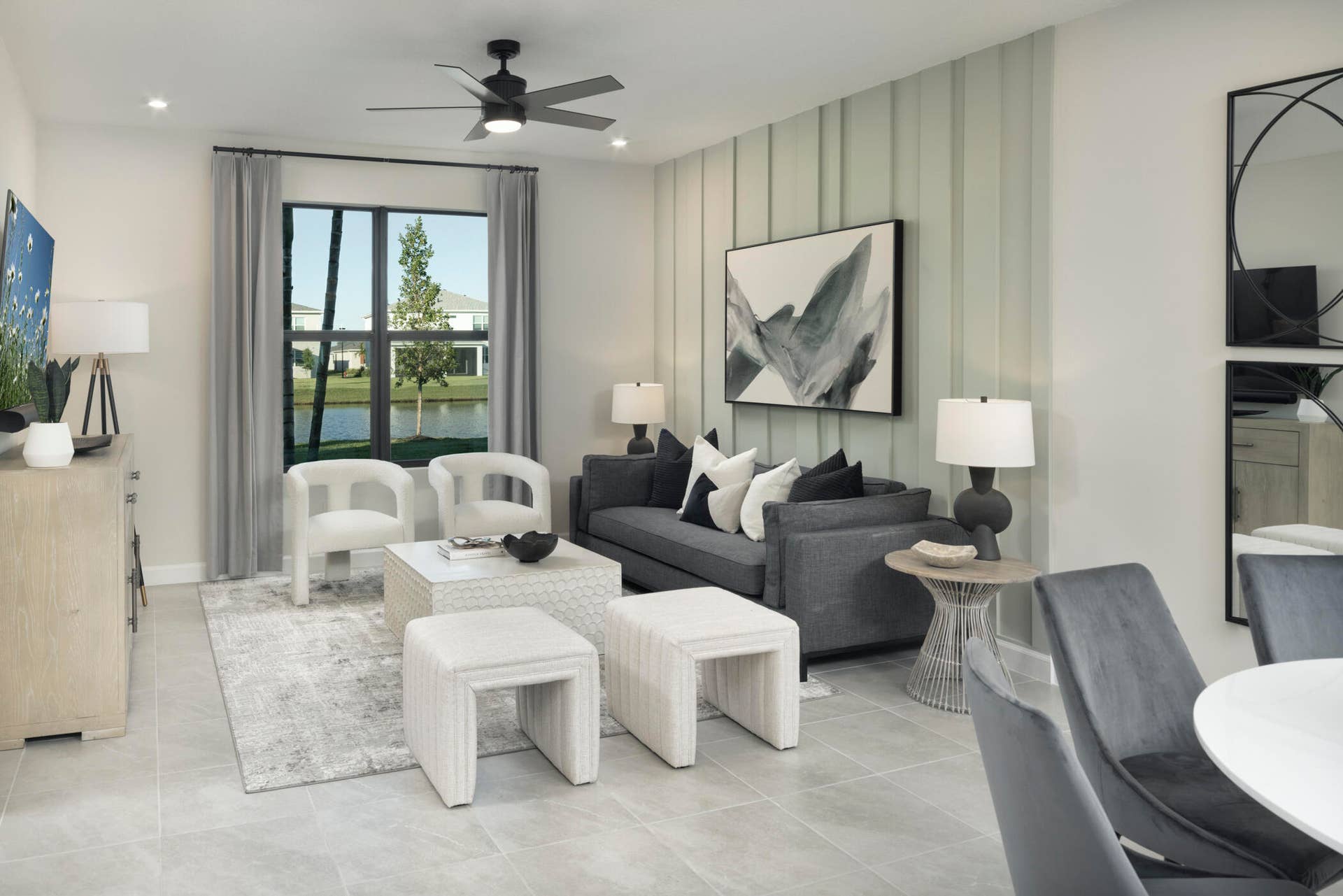9903 SW TORQUAY Drive, Port St Lucie, FL 34987 Stock photos represent builder's floorplan