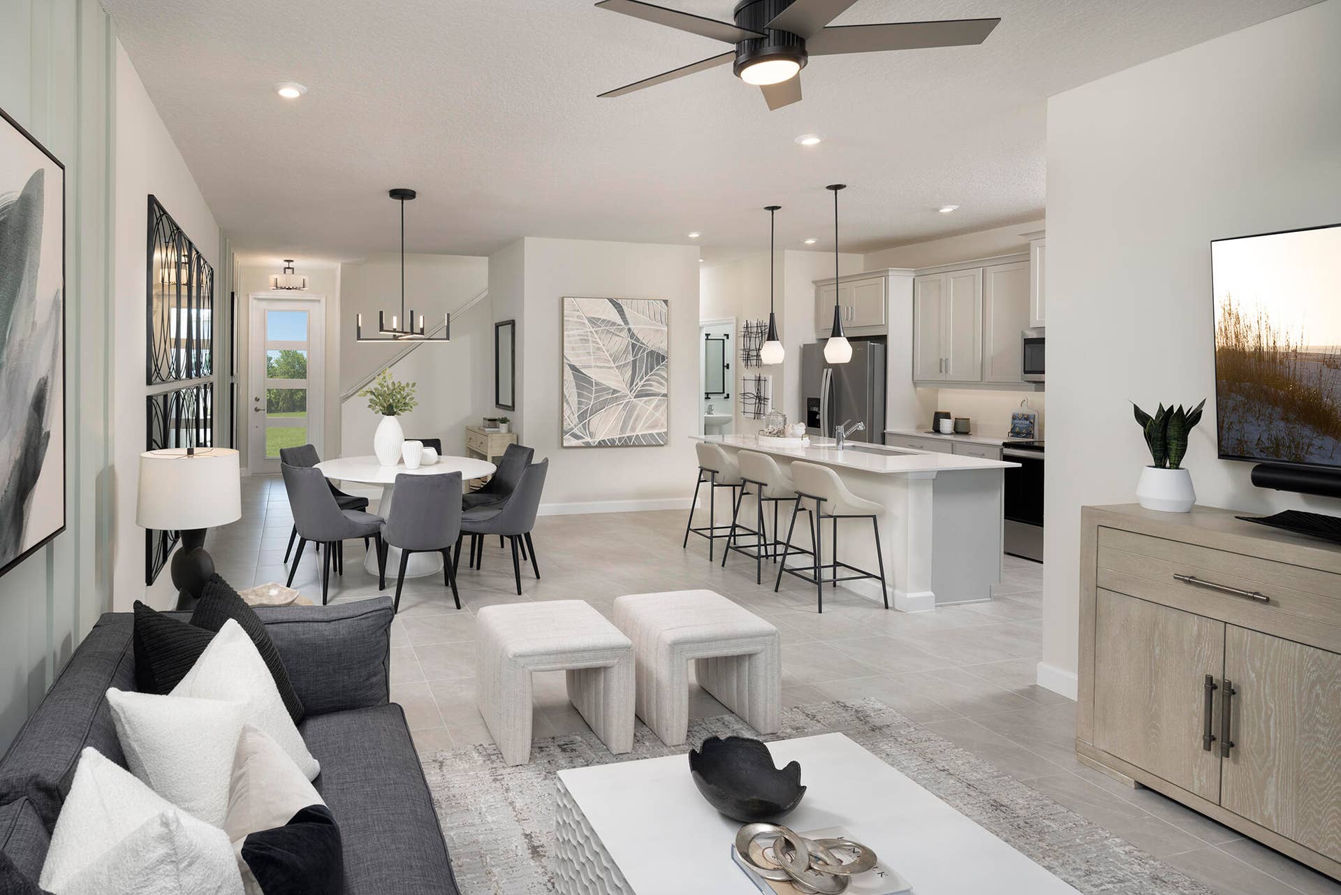 9903 SW TORQUAY Drive, Port St Lucie, FL 34987 Stock photos represent builder's floorplan