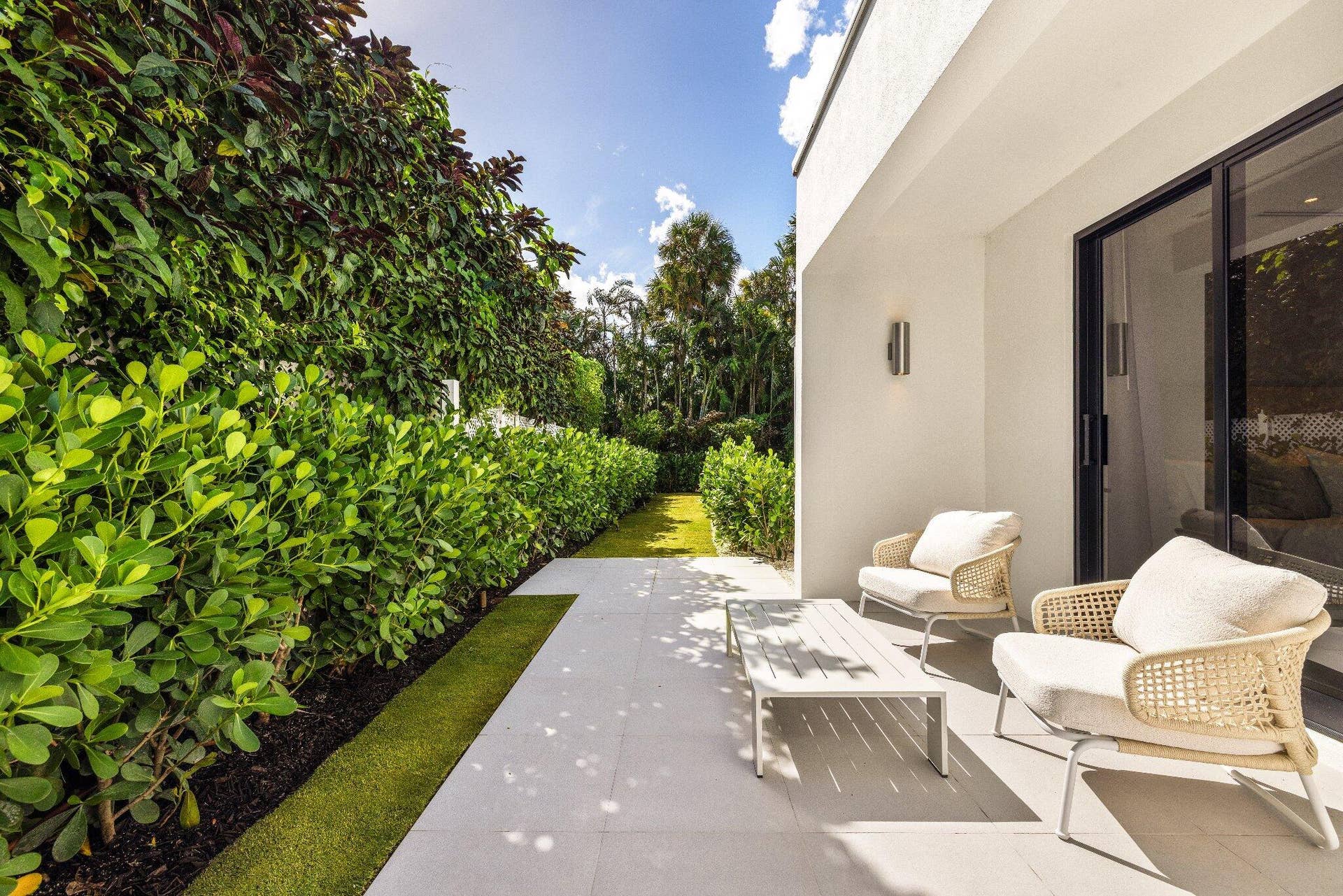 272 Sandpiper Drive, Palm Beach, FL 33480 Outdoor Space adjacent to Secondary BRs
