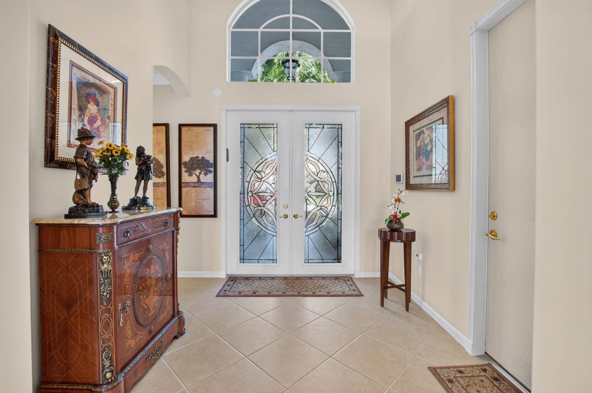 7657 ROYALE RIVER Lane, Lake Worth, FL 33467 Foyer view of doors