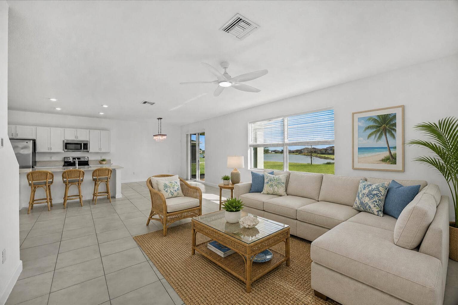 13248 NW Copper Creek Drive, Port St Lucie, FL 34987 Virtually Staged Family Room