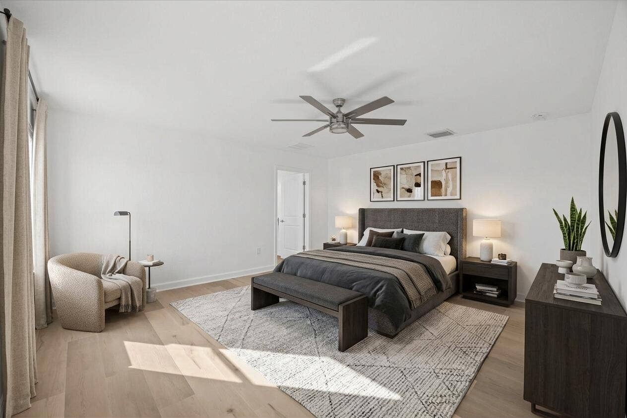 13248 NW Copper Creek Drive, Port St Lucie, FL 34987 Virtually Staged Masters Bedroom